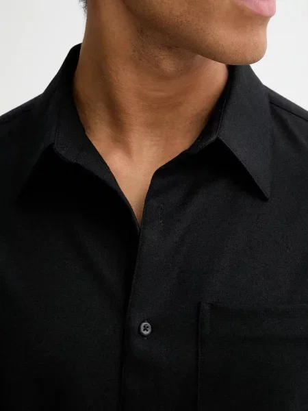 Calvin Klein ing gyapjúkeverékből fekete
