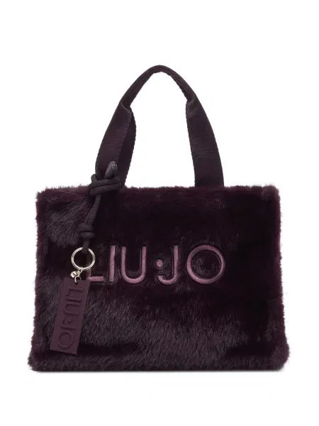 Ursuleț de pluș geantă shopper Liu Jo violet