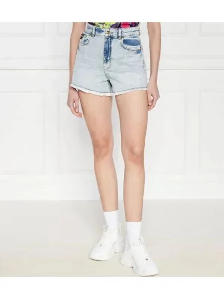 Versace Jeans Couture De blugi pantaloni scurți | Skinny fit albastru
