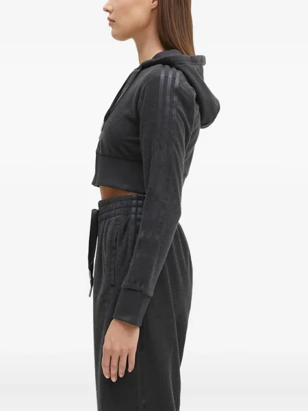 Polo Adidas cu dungi cu imagine negru