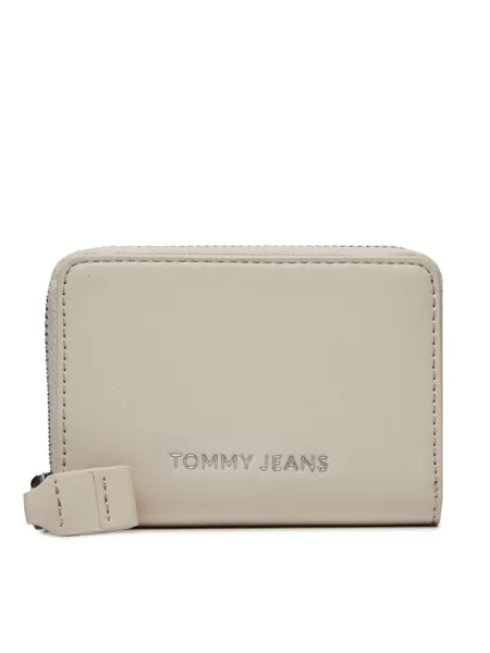 Portfel Tommy Jeans beżowy
