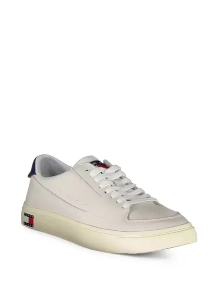 Sneakerși Tommy Hilfiger din piele cu autograf
