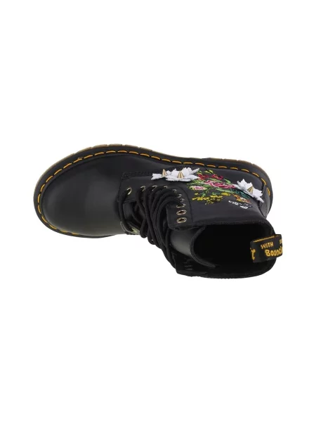Pantofi Dr. Martens cu model floral negru