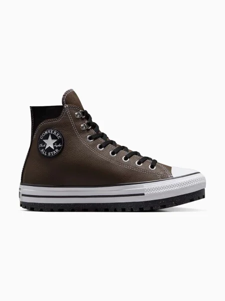 Кеди Converse Chuck Taylor All Star City Trek Waterproof engine smoke/black/white білі