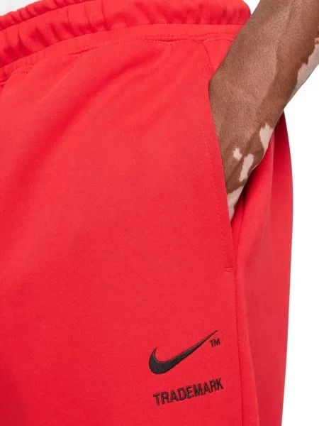 Pantaloni Nike din fleece alergare cu broderie negru