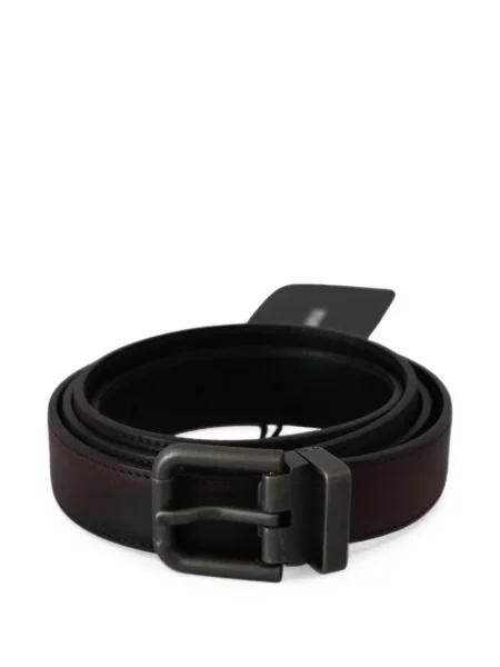 Cu centură reversibil curea Dolce & Gabbana din piele maro