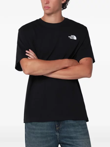 Tricou The North Face cu imagine negru