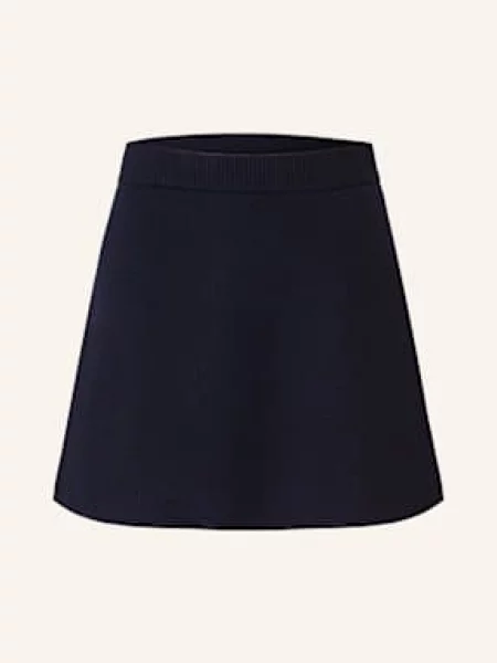 Lisa Yang Úpletová Sukně Z Kašmíru tmavě modrá