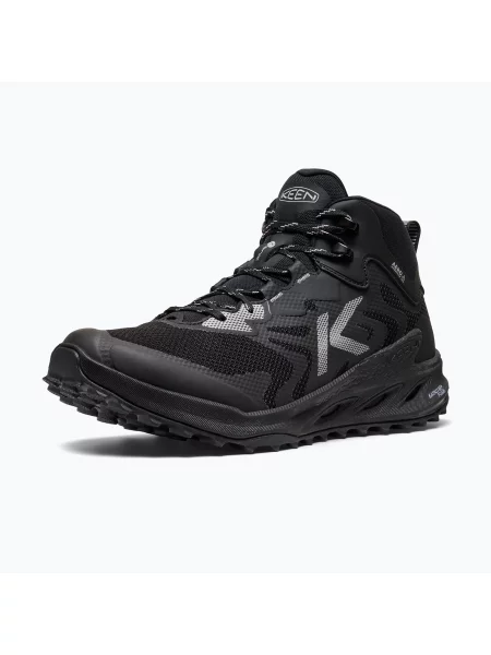 Încălțăminte de trekking pentru bărbați KEEN Zionic Nxt Mid Wp triple black negru