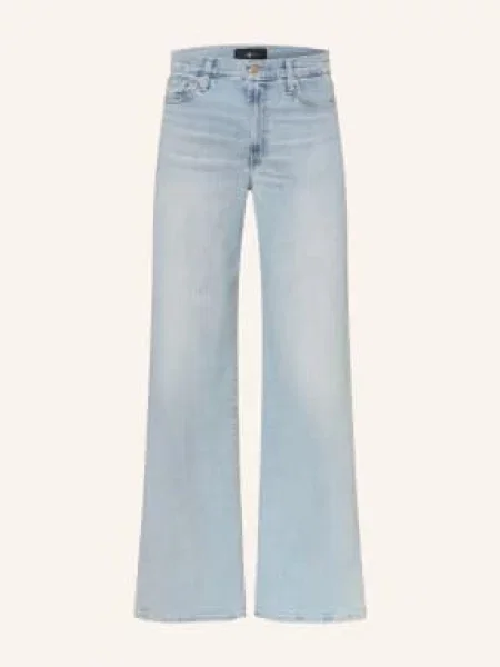 7 For All Mankind Dżinsy Z Szerokimi Nogawkami Lotta blau