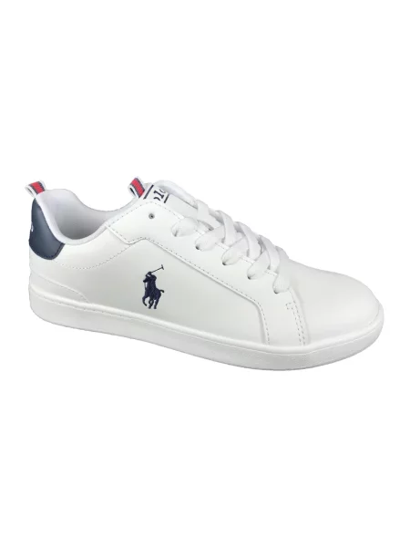 Sneakersy Polo Ralph Lauren skórzane klasyczne białe