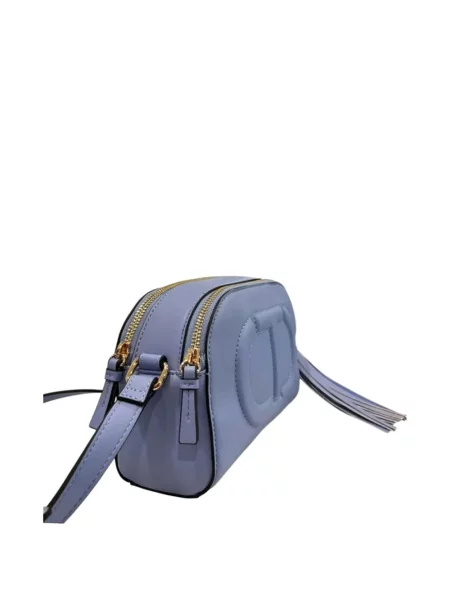 Crossbody torbica Twinset s autogramom plava