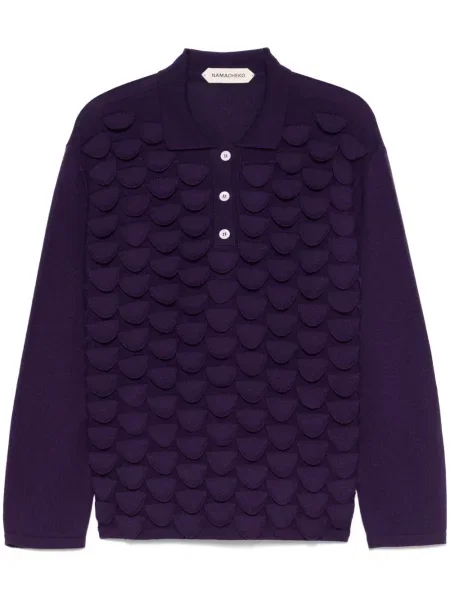 Pulover Namacheko cu pene violet