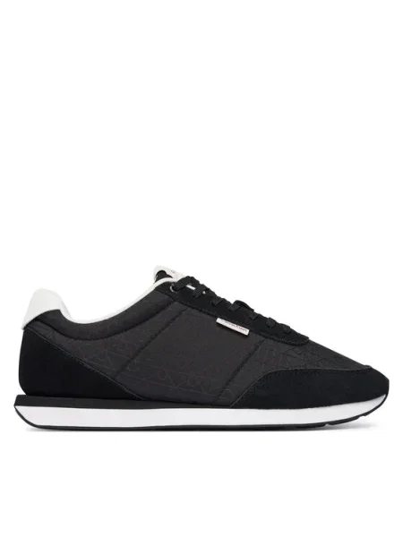 Calvin Klein Sneakers Retro Runner Ripstop Aop Ny negru