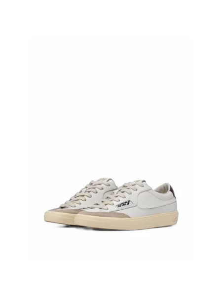 Sneakers Autry Windscape Low Wom Leat/ Sue Wht/ Fig EUR 38 beżowe