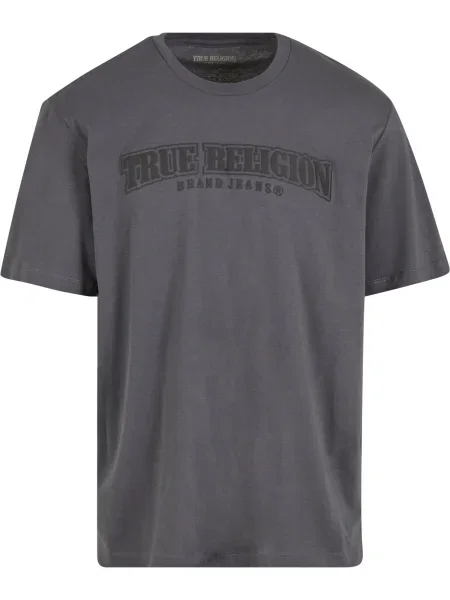 True Religion Póló Nu Brush grafit fekete