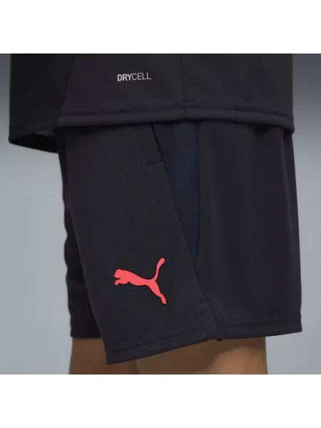 PUMA Młodzieżowe piłkarskie szorty treningowe individualCUP Odzież niebieski