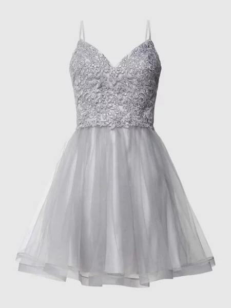 Sukienka koktajlowa z dekoltem w kształcie serca Laona