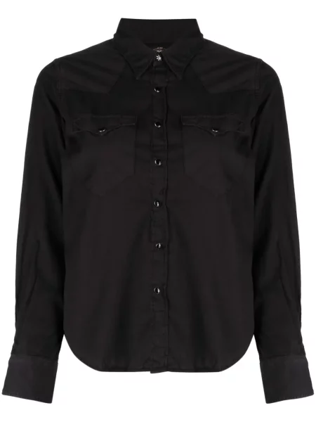 Cămașă Ralph Lauren Rrl lungă negru