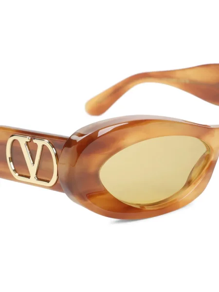 Γυαλιά ηλίου Valentino Garavani Eyewear καφέ