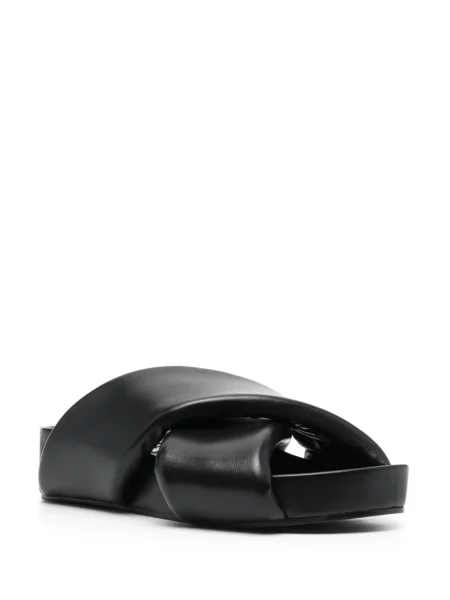 Sandale Jil Sander din piele negru