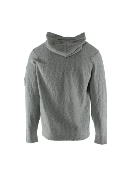 Bluza z kapturem C.p. Company z kapturem szara