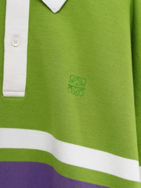 Prugasta košulja Loewe zelena