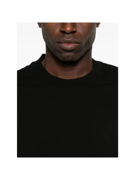 Koszulka Rick Owens z dżerseju czarna
