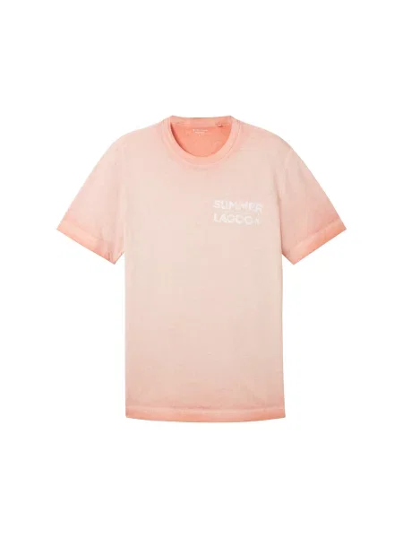 TOM TAILOR Tricou roz alb