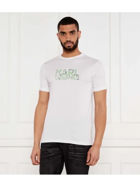 Karl Lagerfeld Tricou alb