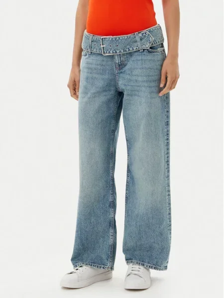 Jeans hlače HUGO modra