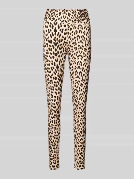 Legginsy o kroju super skinny fit z szerokim pasem model ‘Rita’ Oh April