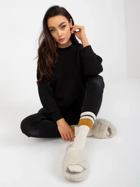 Hanorac cu glugă Fashionhunters negru