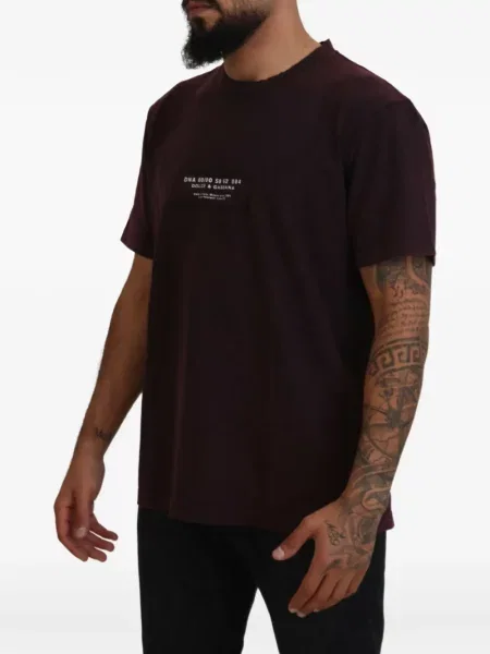 Tricou Dolce & Gabbana cu autograf roșu
