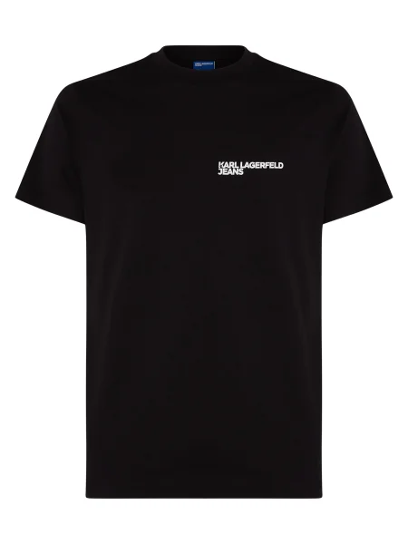 KARL LAGERFELD JEANS Tricou / alb negru