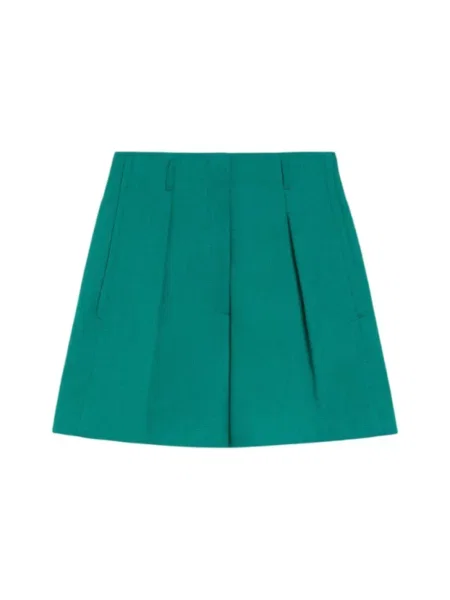Szorty Weekend Max Mara eleganckie zielone