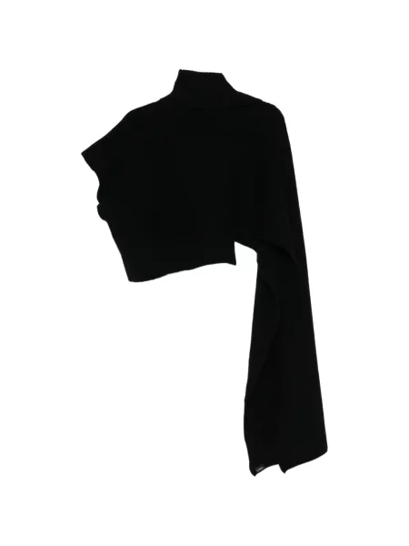 Decupat pulover Limi Feu tricotate negru