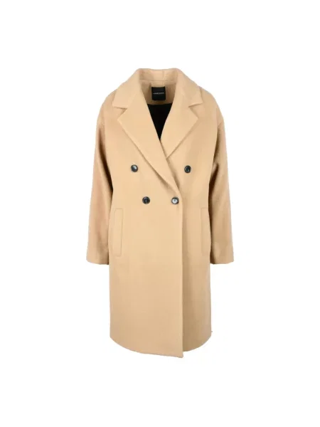 Płaszcz Costume National wełniany beżowy