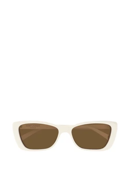 Okulary przeciwsłoneczne Saint Laurent Eyewear białe
