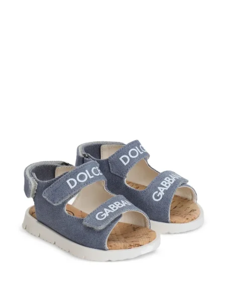 Sandały dziecięce Dolce And Gabbana niebieskie