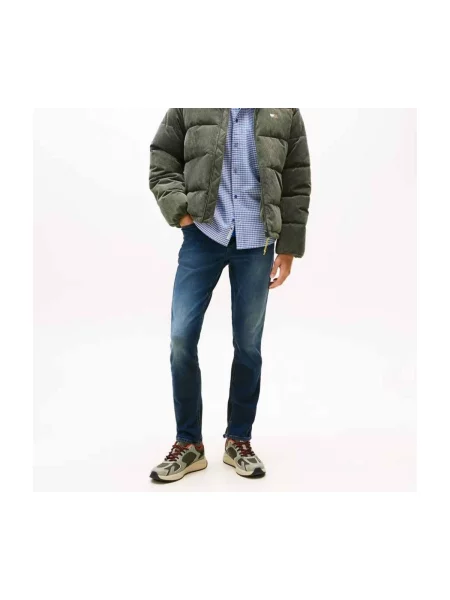 Nohavice Tommy Jeans modrá