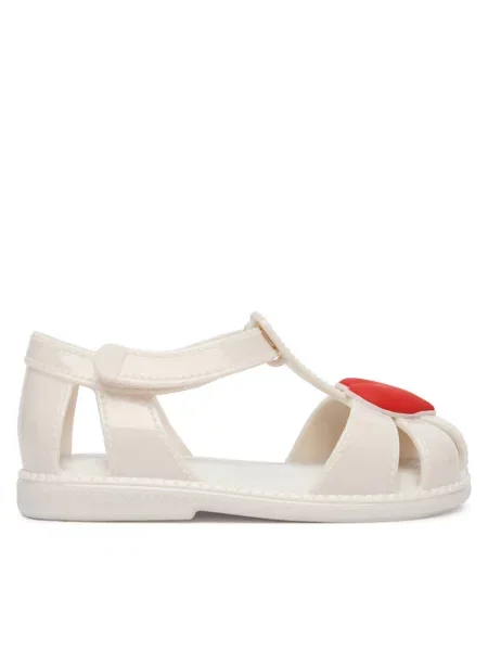 Σανδάλια Melissa Mini Melissa Hip Heart Ballerina Bb λευκό