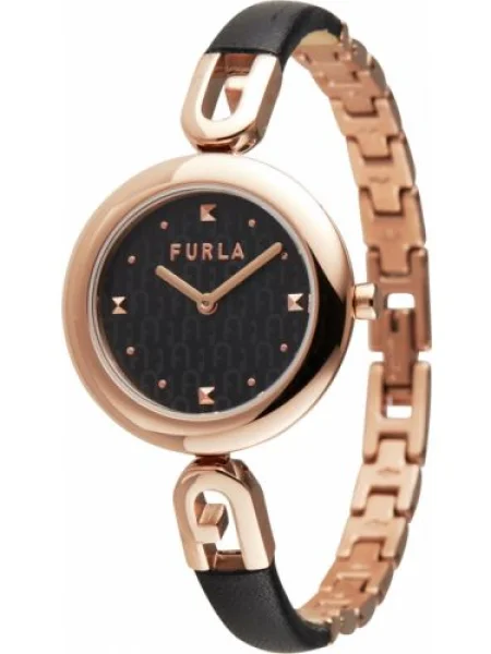 FURLA Ceas analogic auriu roz negru