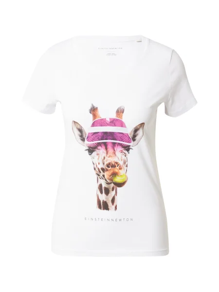 EINSTEIN & NEWTON Tricou Tennis Giraffe / mai multe culori alb