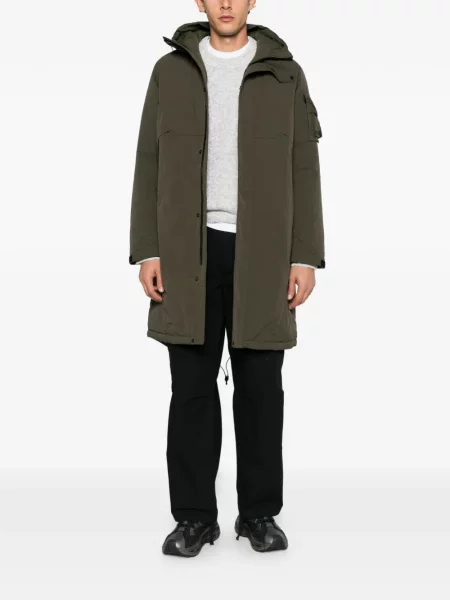 Geacă parka Jg1 cu glugă verde