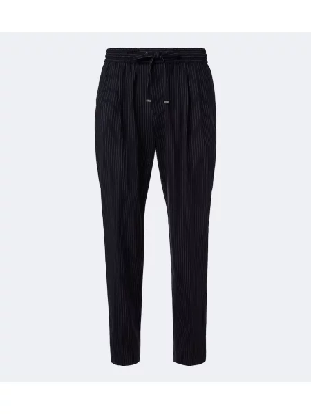 Pantaloni Dolce&gabbana de lână albastru