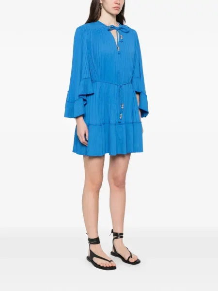 Rochie Maje plisată de costum albastru