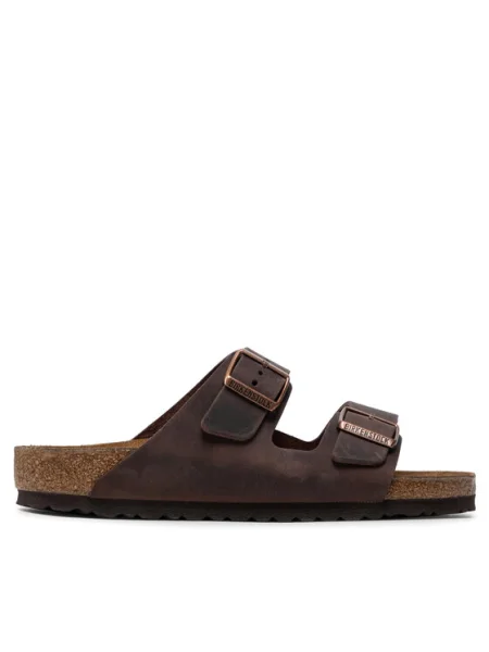 Șlapi Birkenstock maro