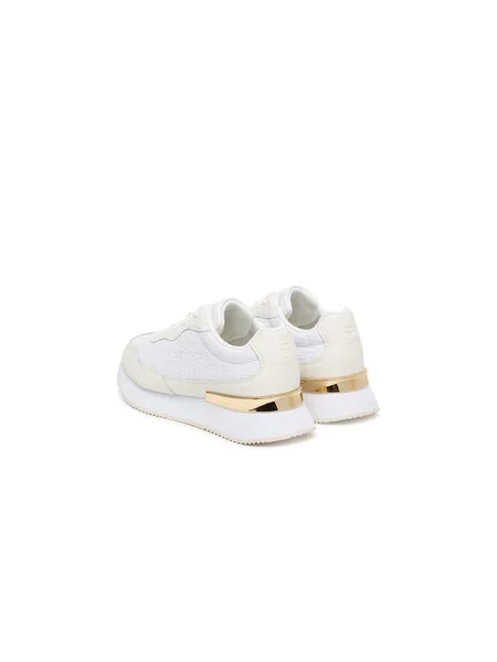 Tommy Hilfiger Sportcipők Th Chic Monogram Runner fehér