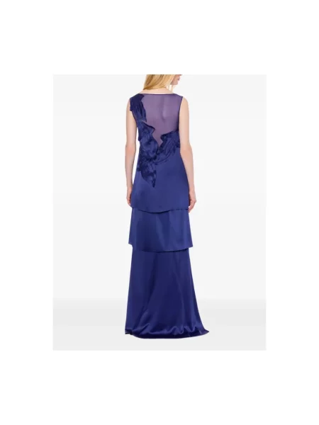 Sukienka Alberta Ferretti niebieska